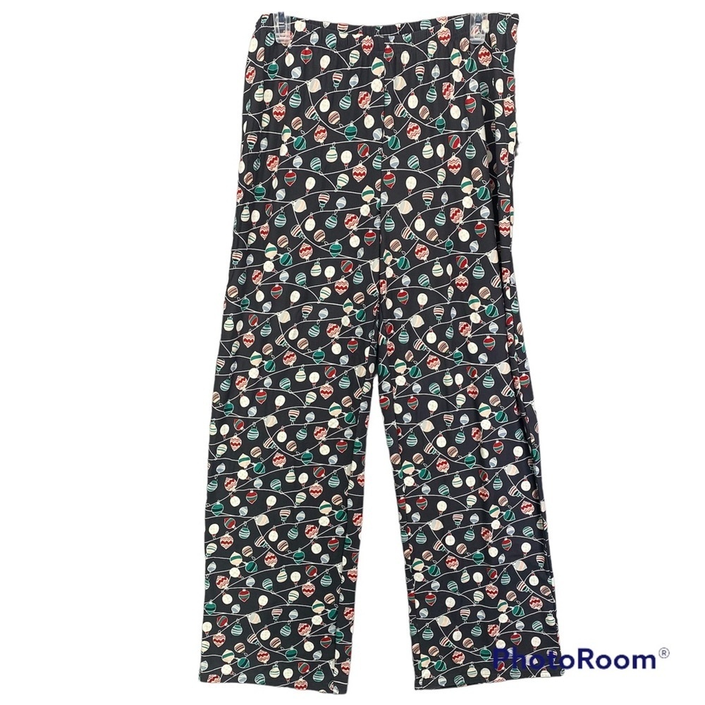 New Directions NWT Christmas Ornament Loose Leggings Women Black Size | M